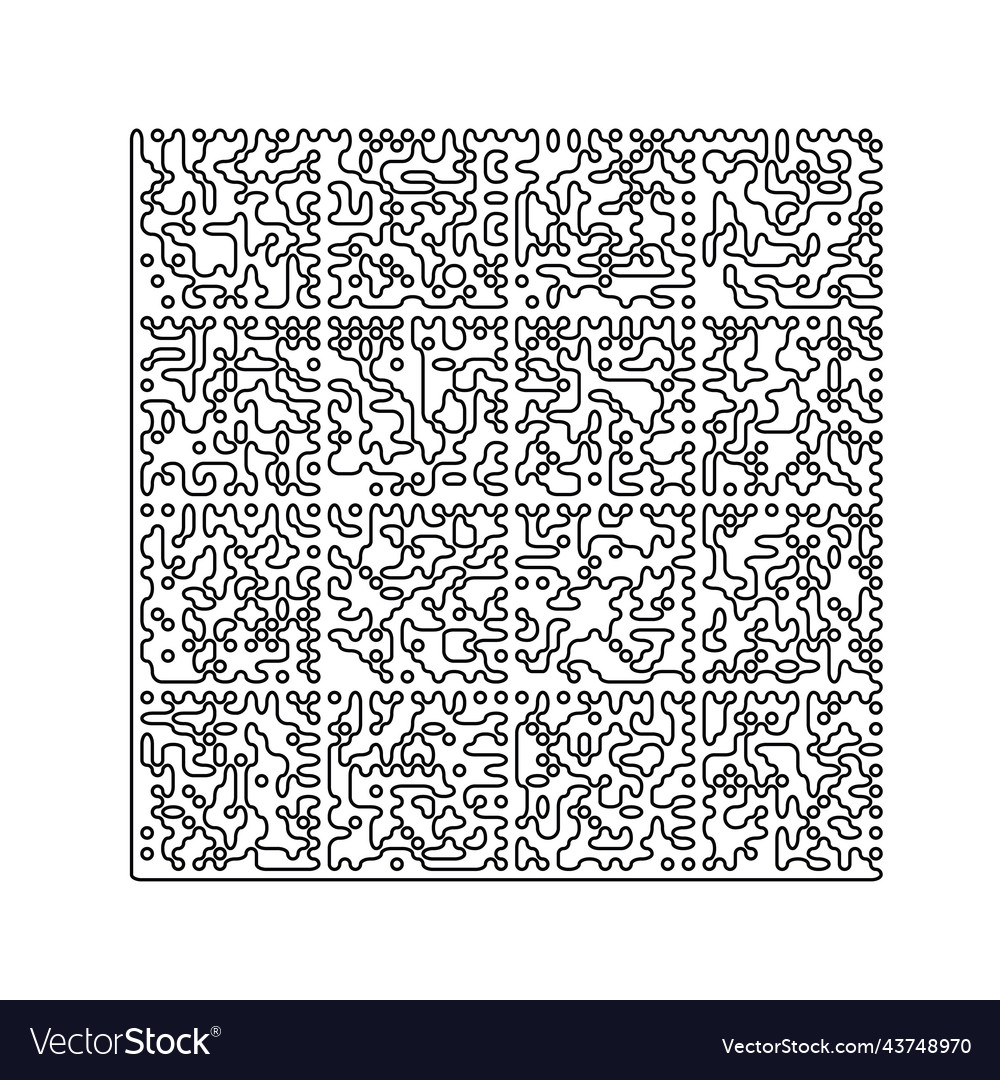 Zeilen-Barcode mit einem zufälligen Satz von Zeichen qr
