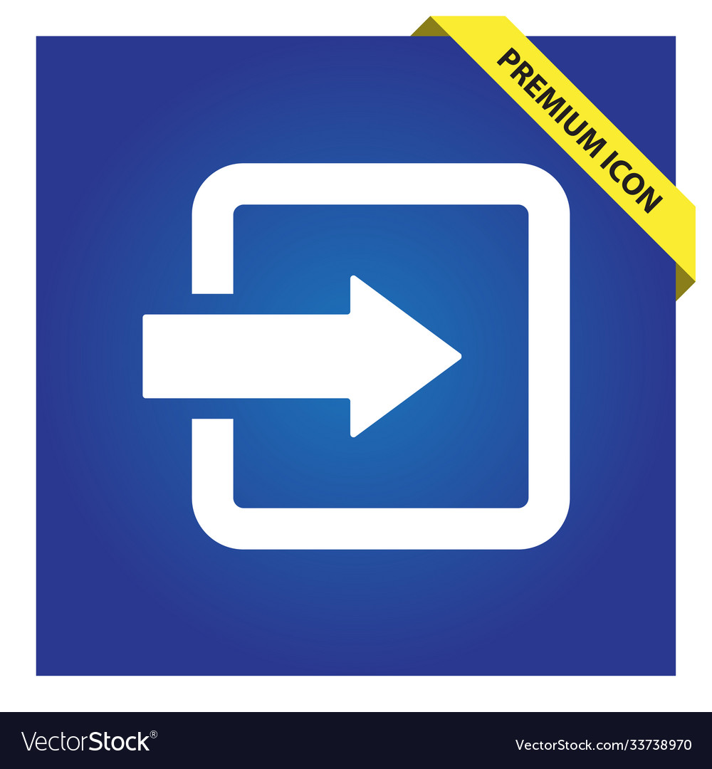 Login icon for web and mobile