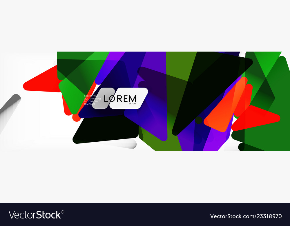 Mosaic triangular low poly style abstract vector image Mosaic triangular low poly style abstract