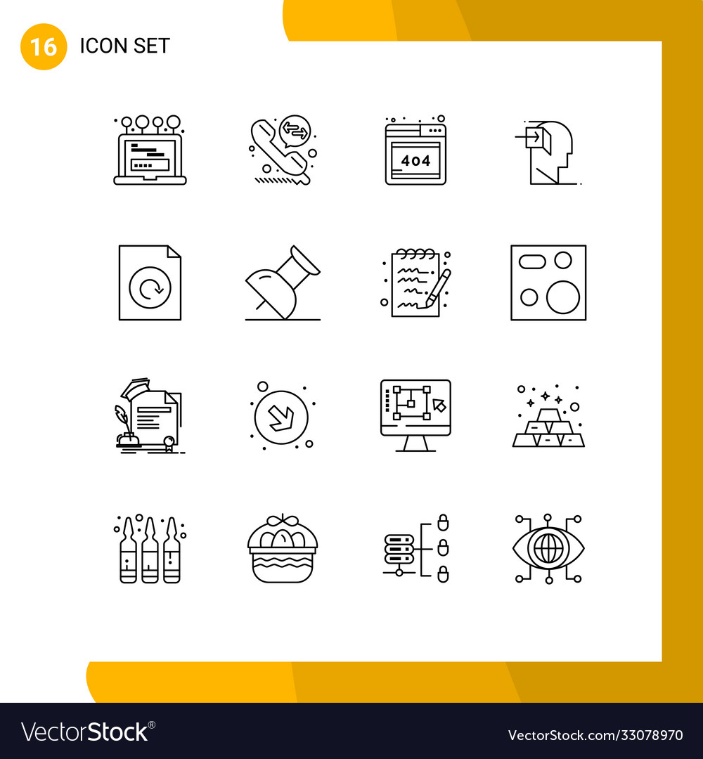 Set 16 outlines on grid for reload document