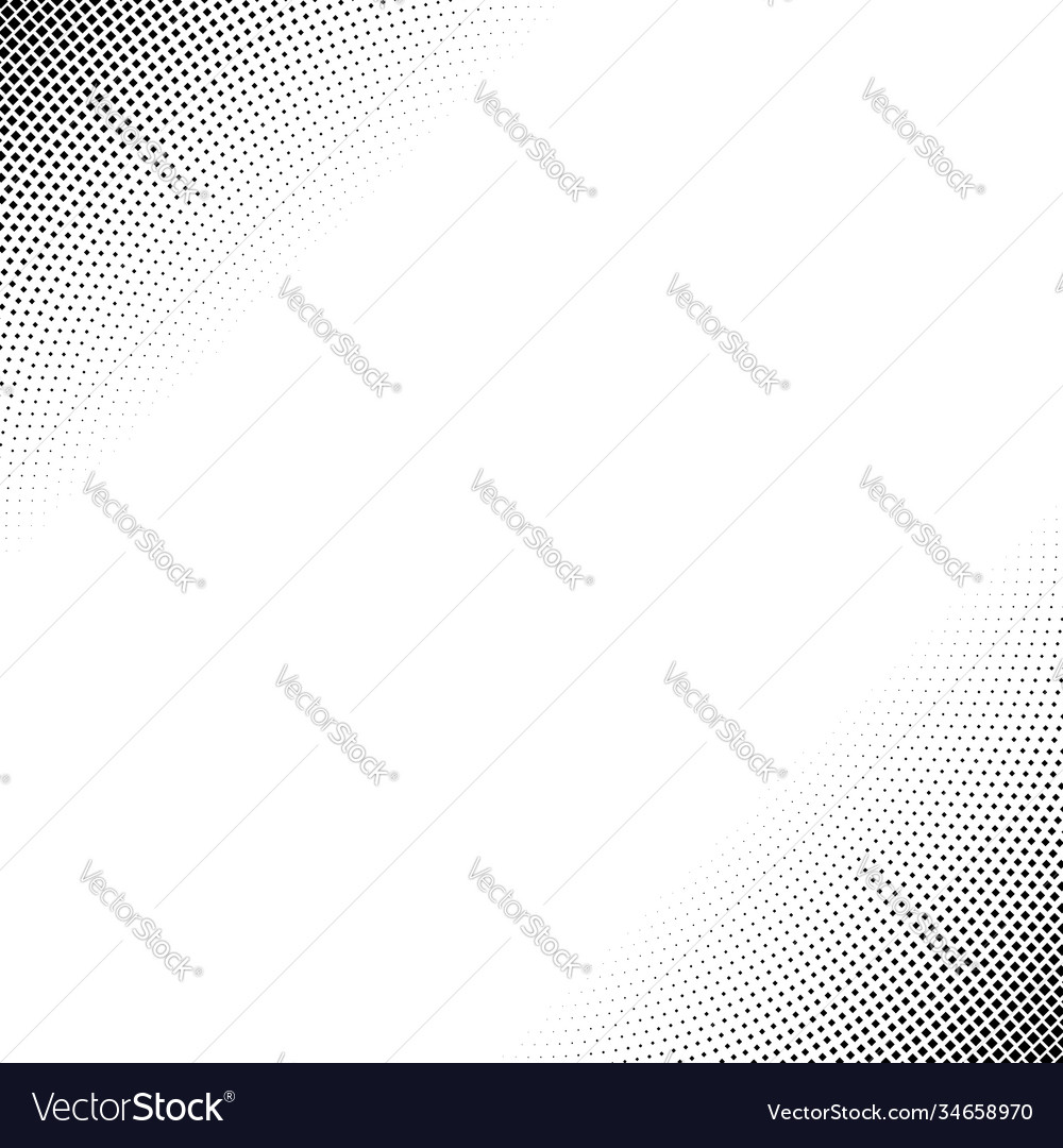 Squares halftone geometric background pattern Vector Image Squares halftone geometric background pattern