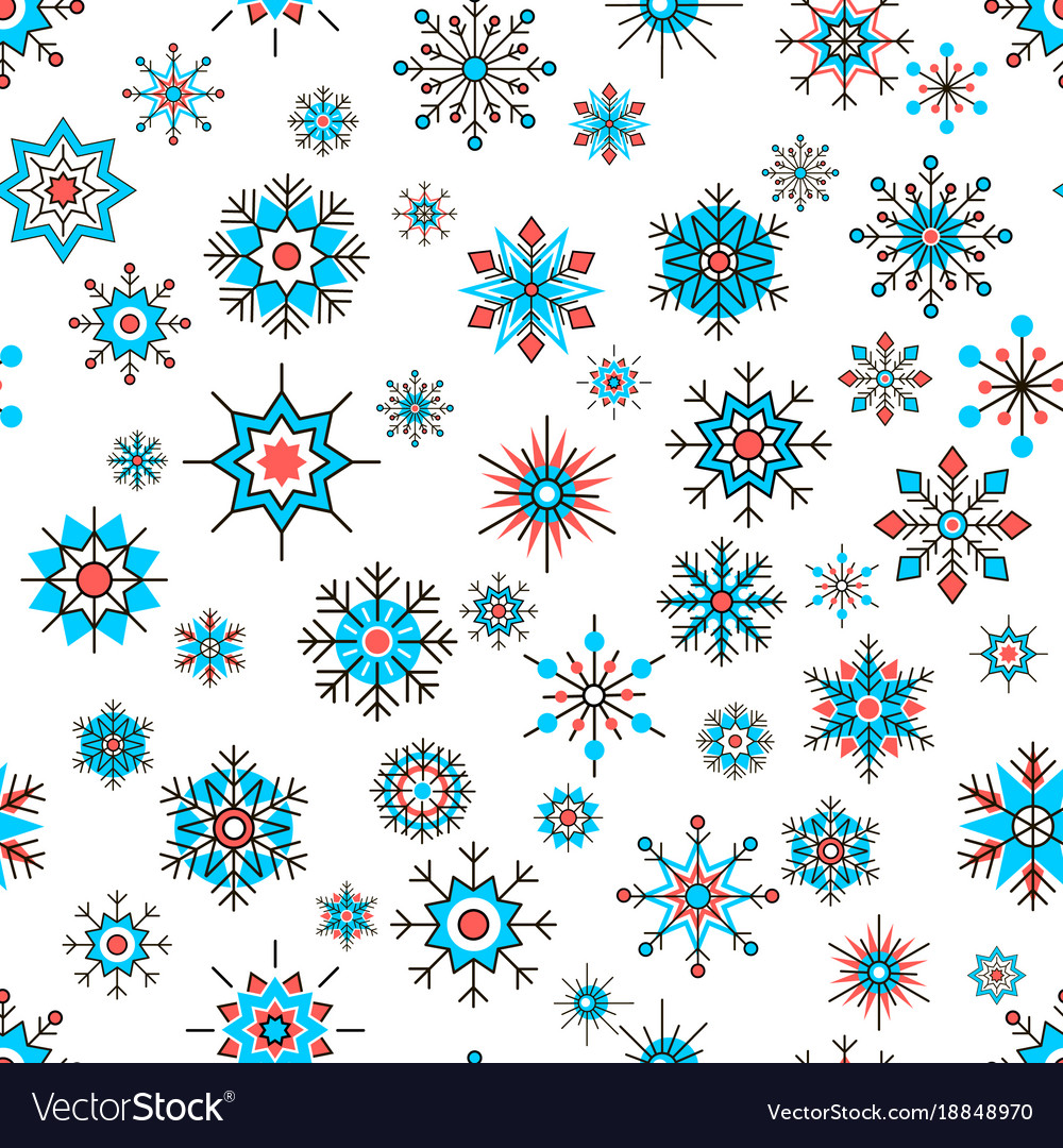 Winter Snowflake Pattern