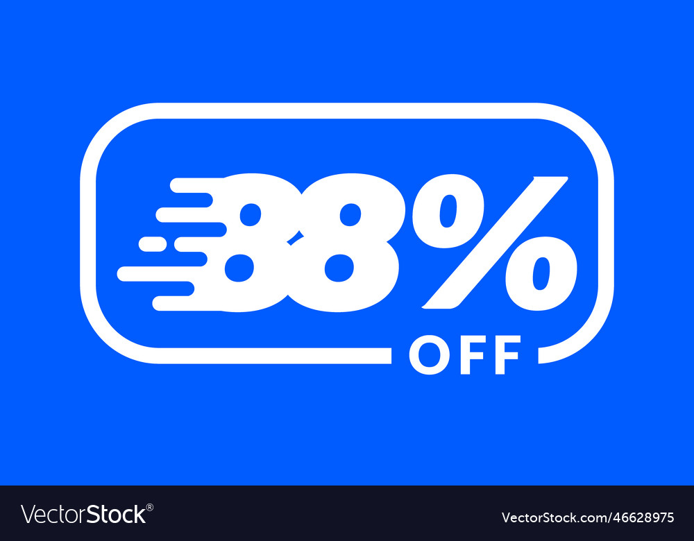 88 off sale banner flash big super promotion