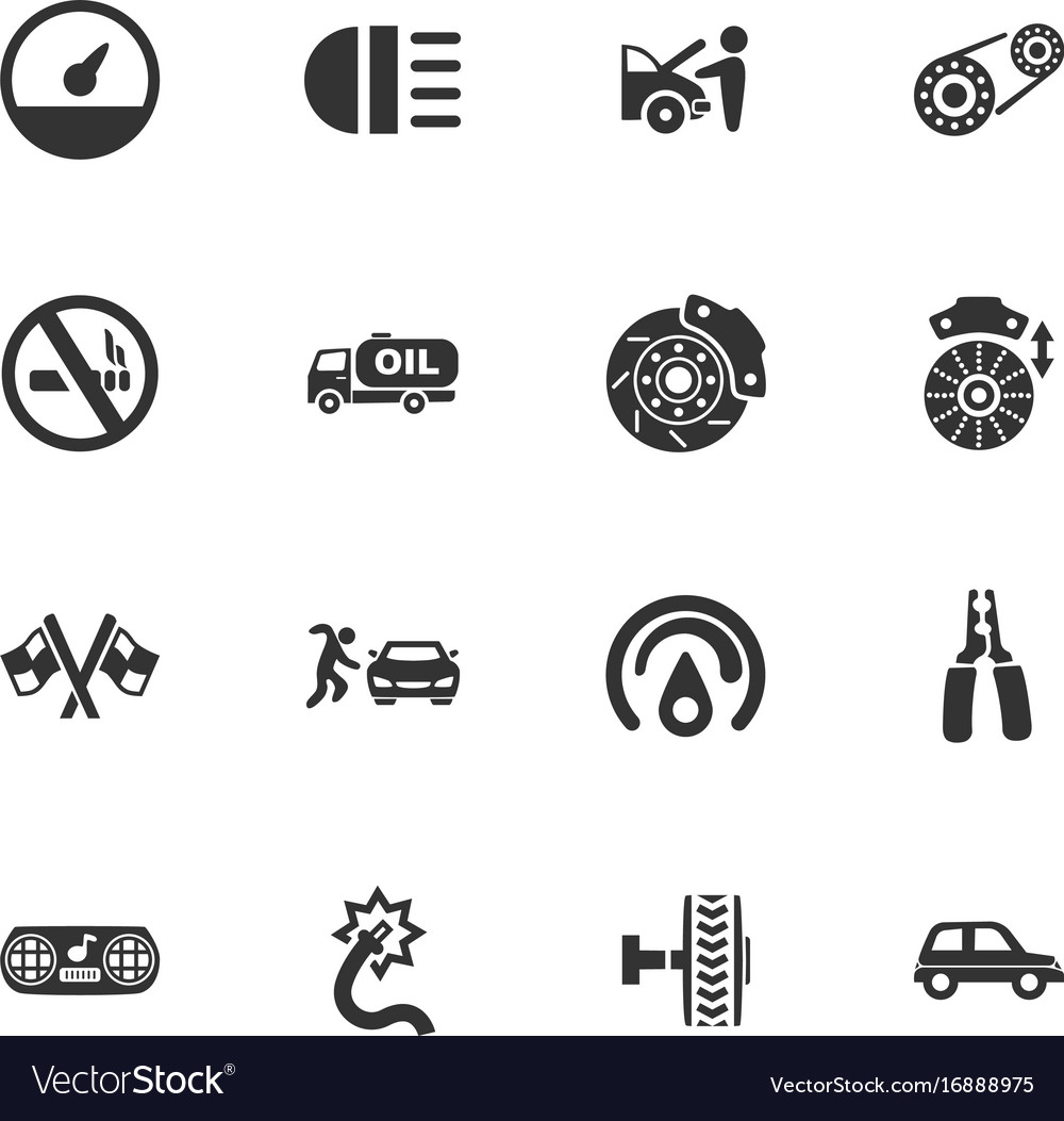 Auto icons set