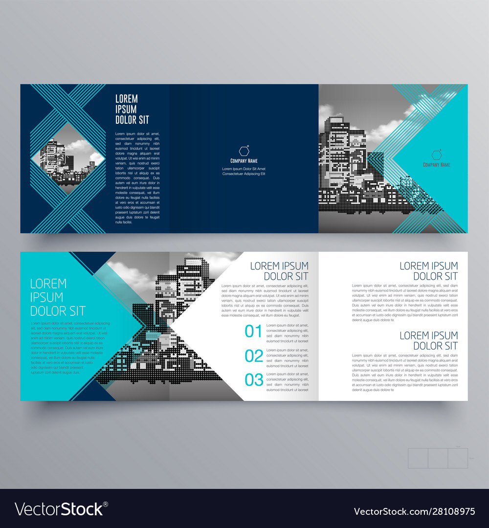 Brochure design 1154 Royalty Free Vector Image