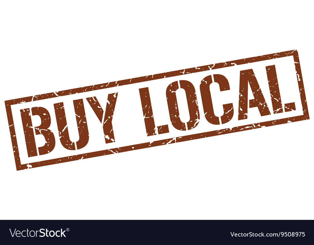 Buy local stamp Royalty Free Vector Image - VectorStock