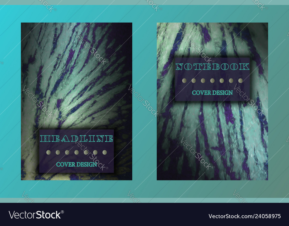 Cover book notebook art sketchbook diary Vector Image