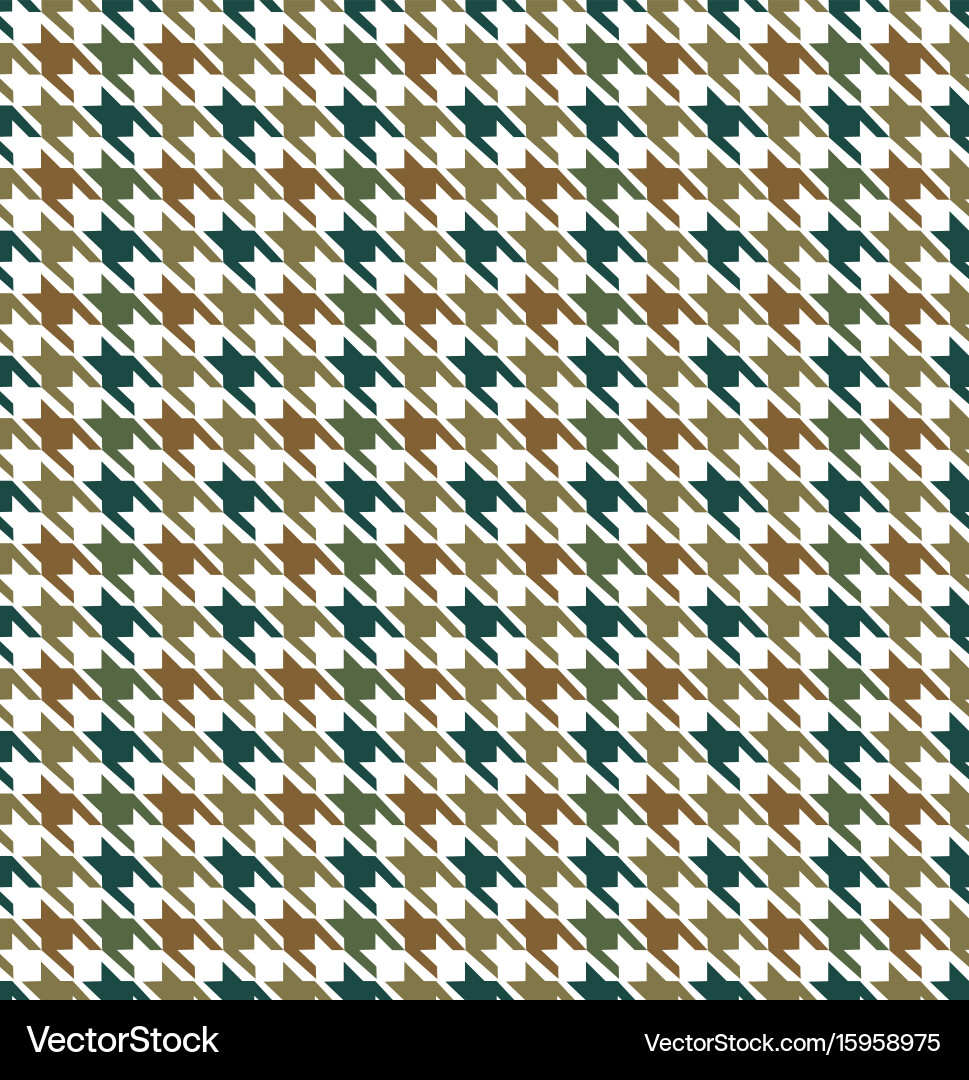 Hounds tooth seamless pattern Royalty Free Vector Image