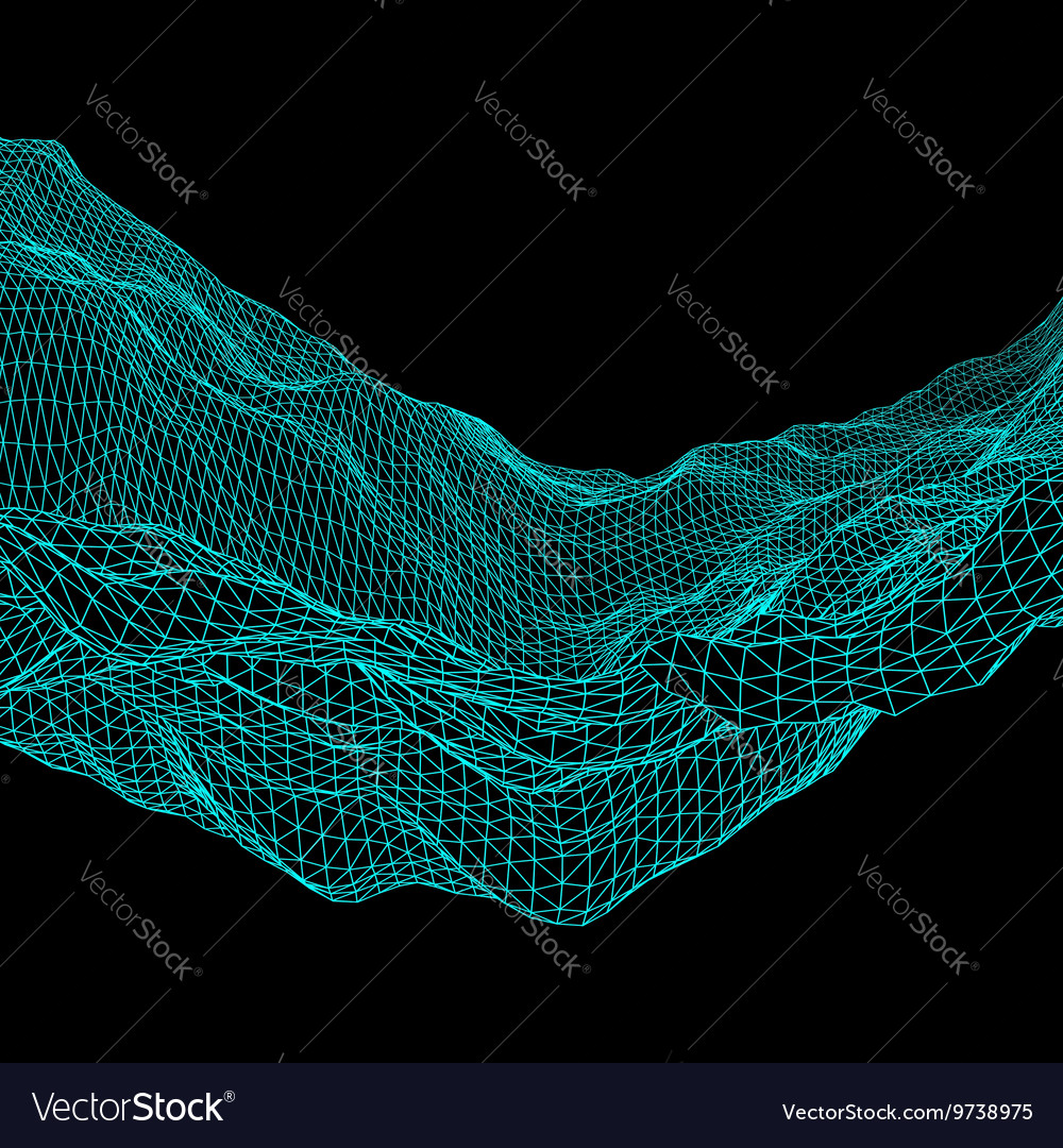 Network abstract background connection structure