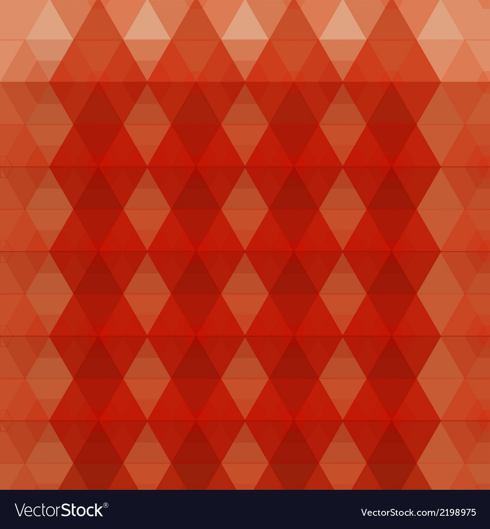 Red triangles background