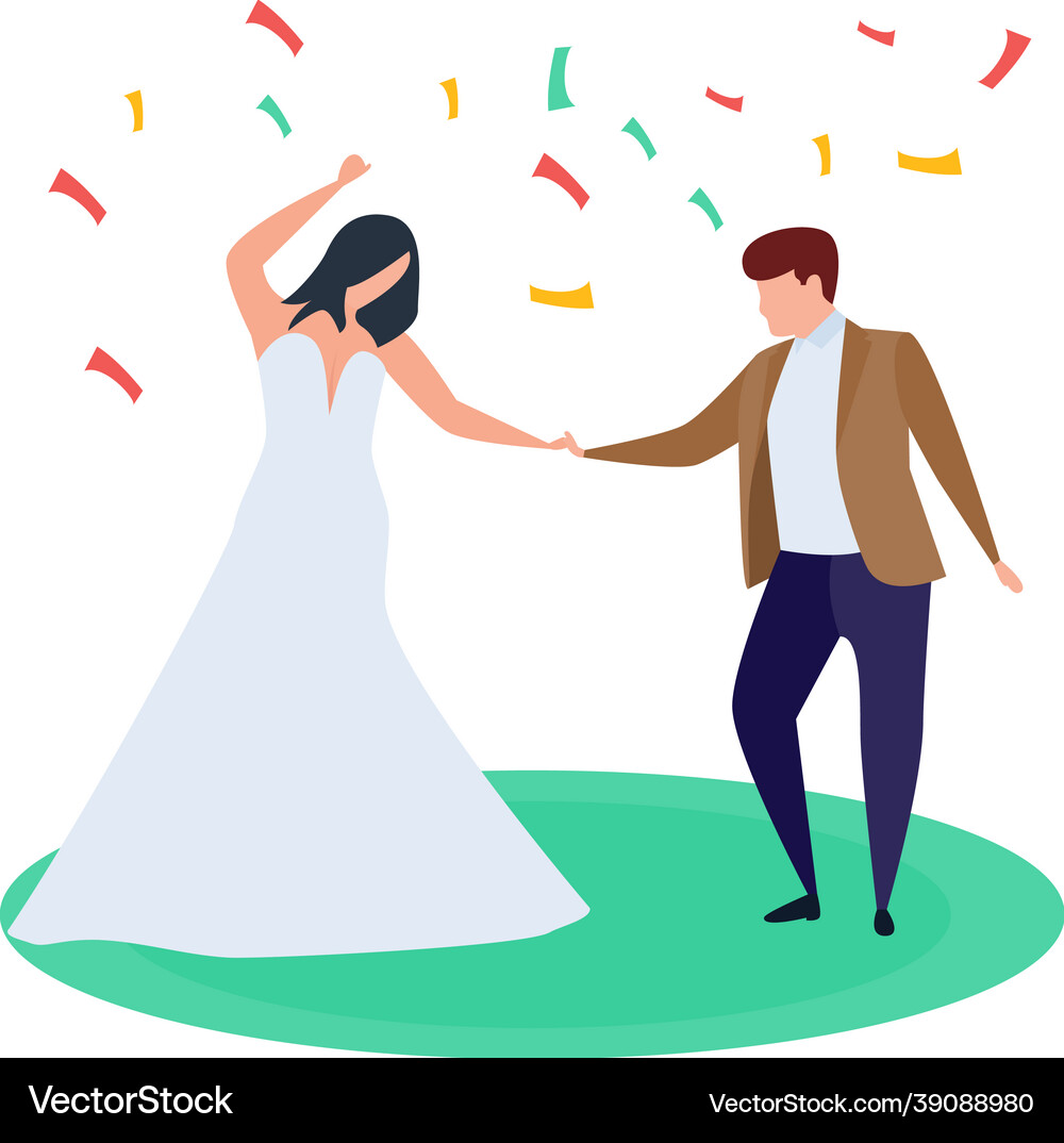 Dancing couple Royalty Free Vector Image - VectorStock
