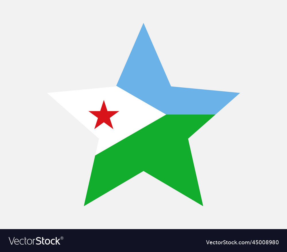 Djibouti star flag