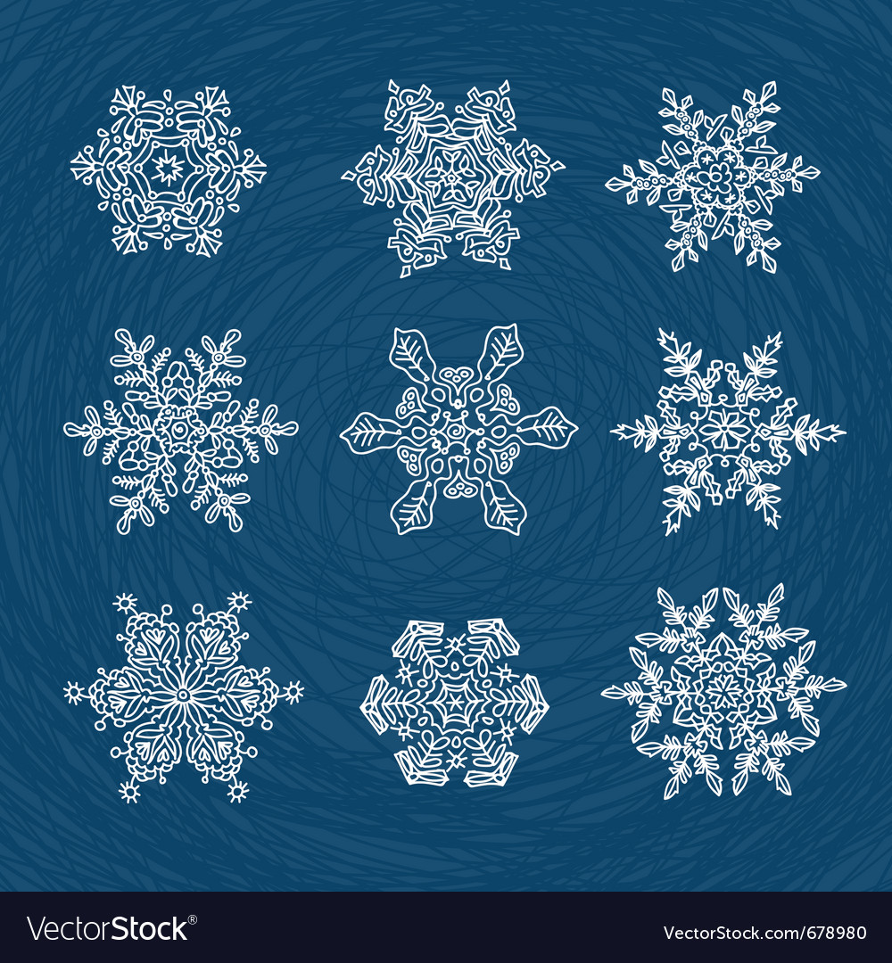 Elegant Snowflake Patterns