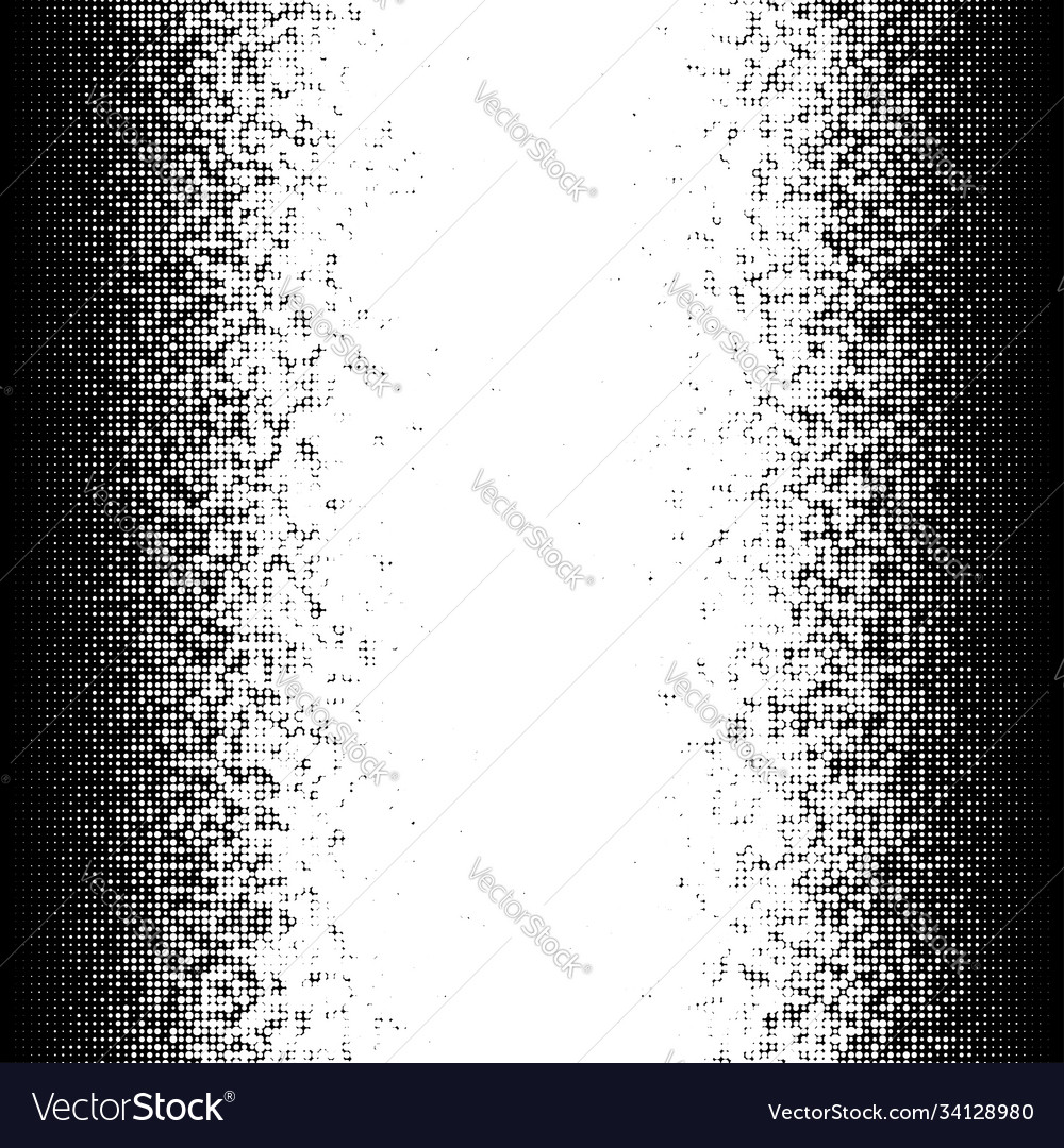 Halftone random circles dots specks vector image Halftone random circles dots specks