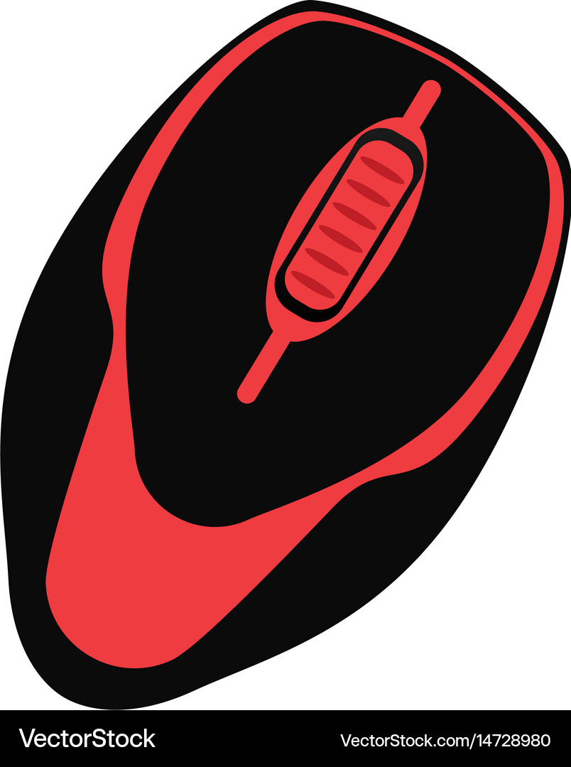 Mouse computer device Royalty Free Vector Image