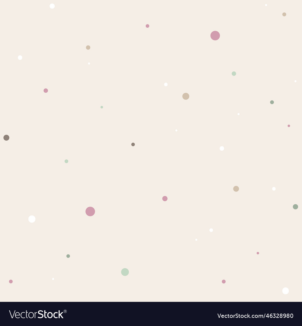 Seamless pattern with color dots cute