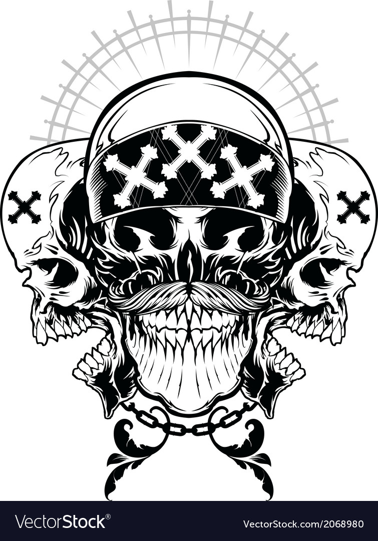 Skull graphic