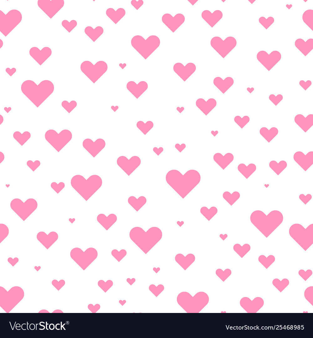 Heart seamless with random size for your
