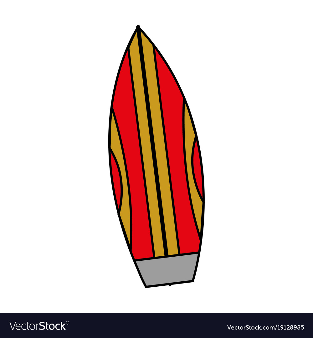 Isoliertes Surfboard Design