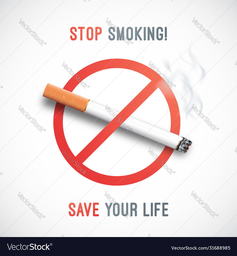 May 31st World No Tobacco Day Stop Smoking Vector Image