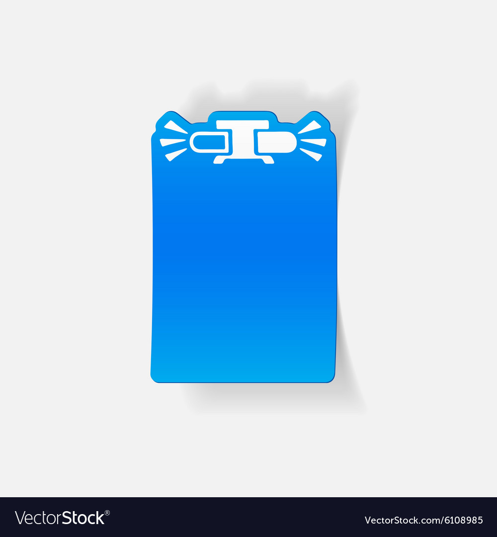 Realistic design element flasher