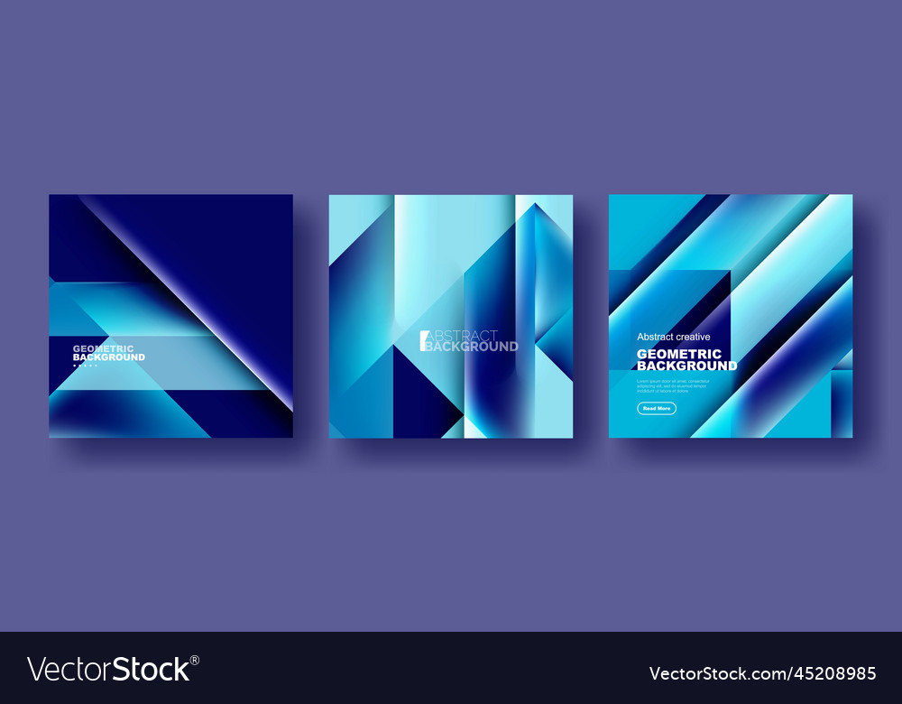 Set of abstract backgrounds - overlapping