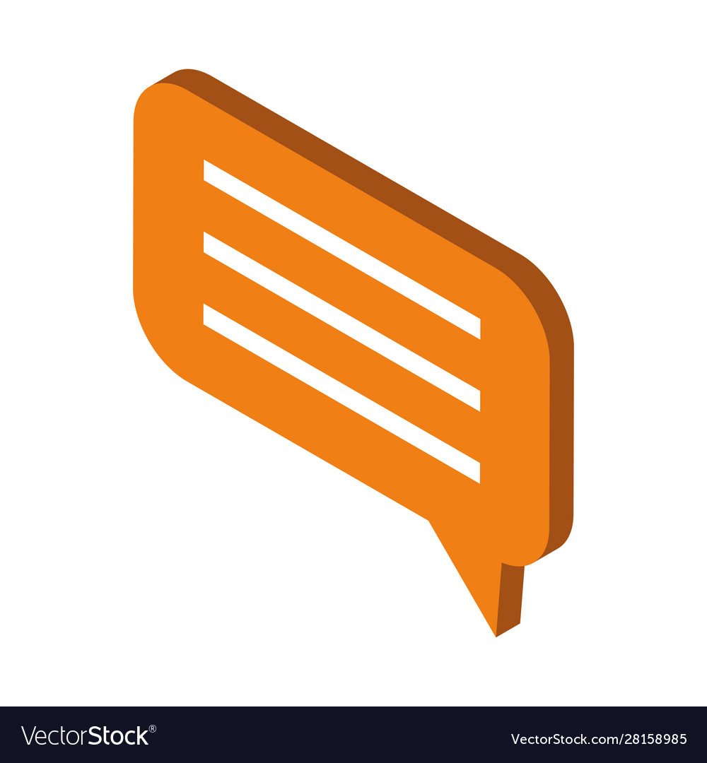 Speech bubbles message isolated icon