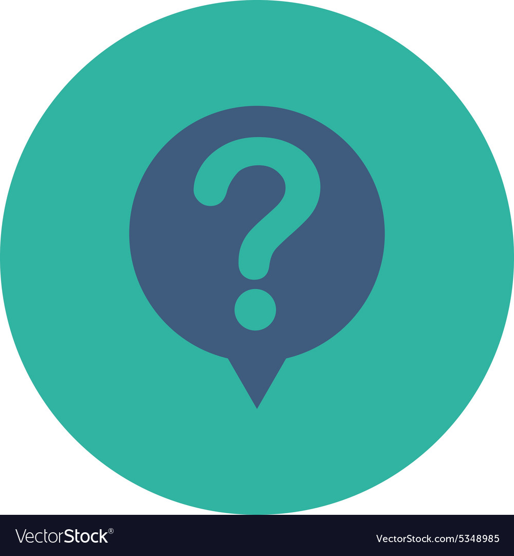 Status flat cobalt and cyan colors round button
