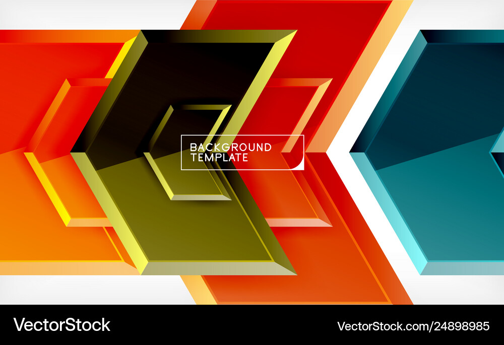 Techno arrow background template design Royalty Free Vector