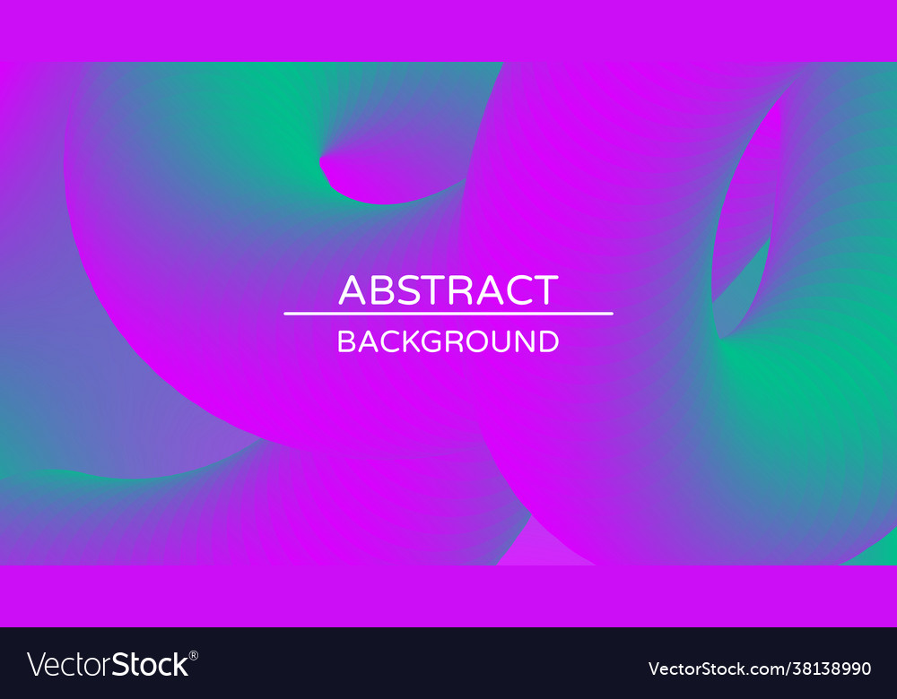Abstract geometric background with 3d twisted Vector Image Abstract geometric background with 3d twisted