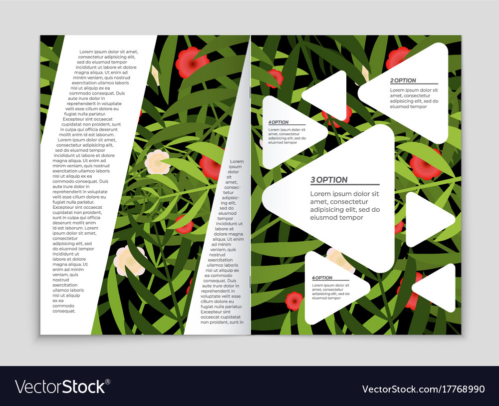 Abstract layout background set for art