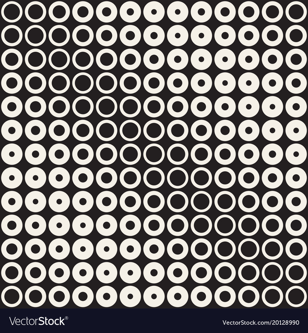Halftone circles seamless pattern abstract