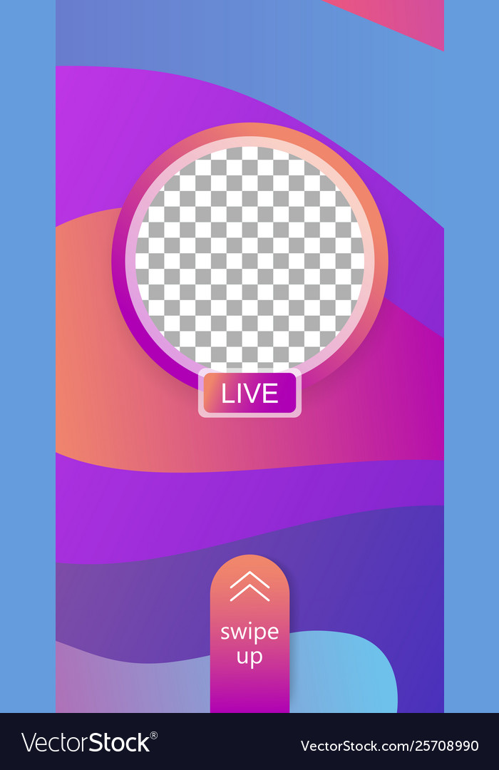 Mobile application interface in memphis style