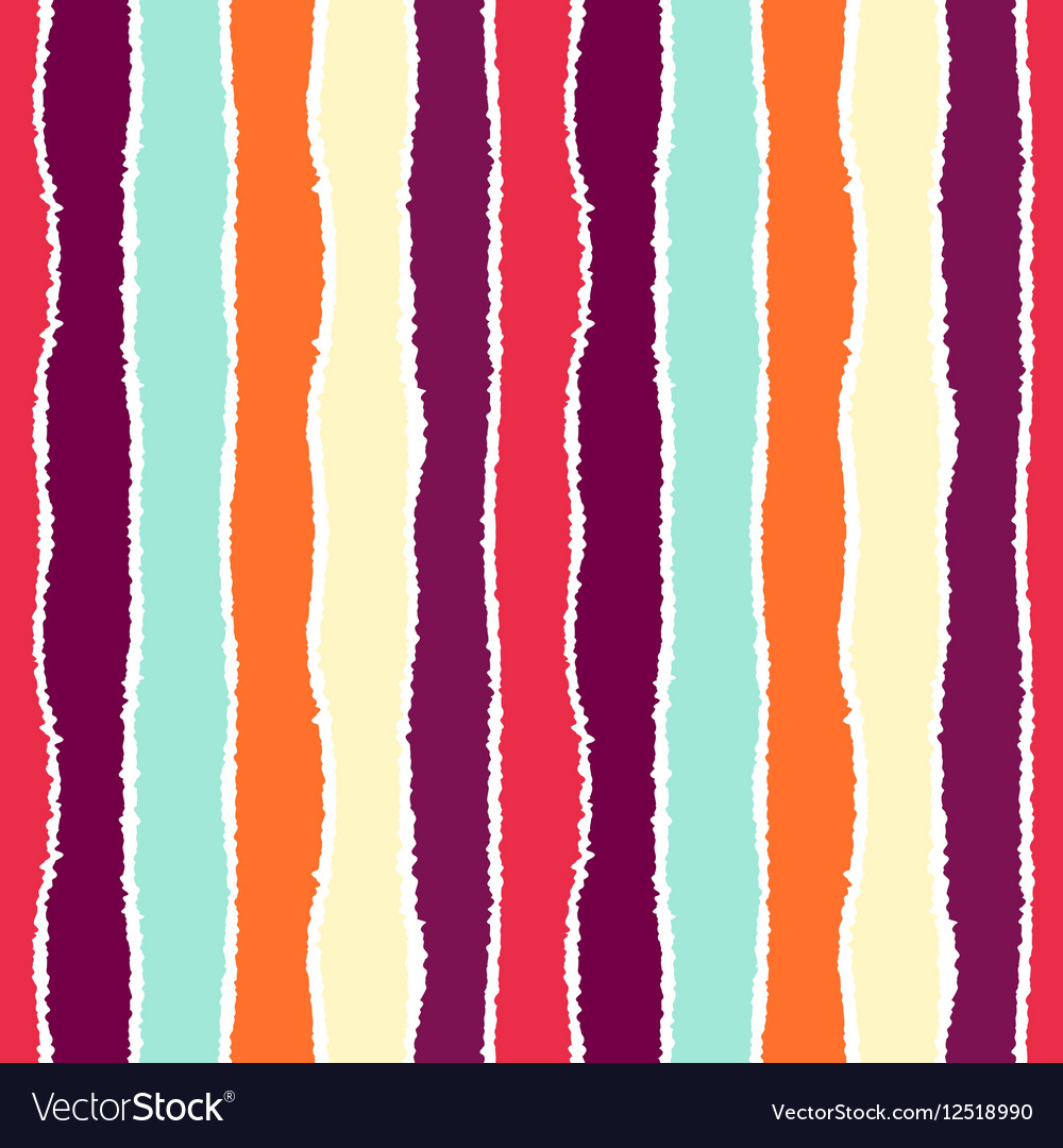 Seamless strip pattern vertical lines with torn