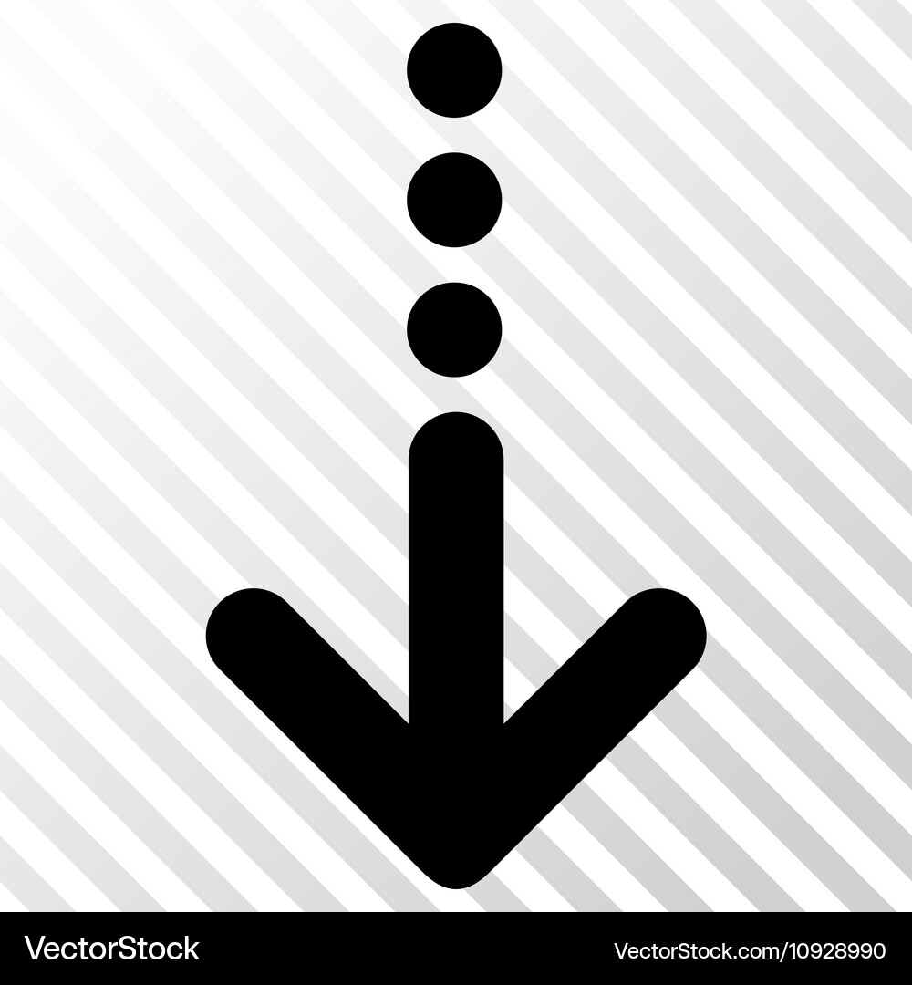 Send down icon Royalty Free Vector Image - VectorStock