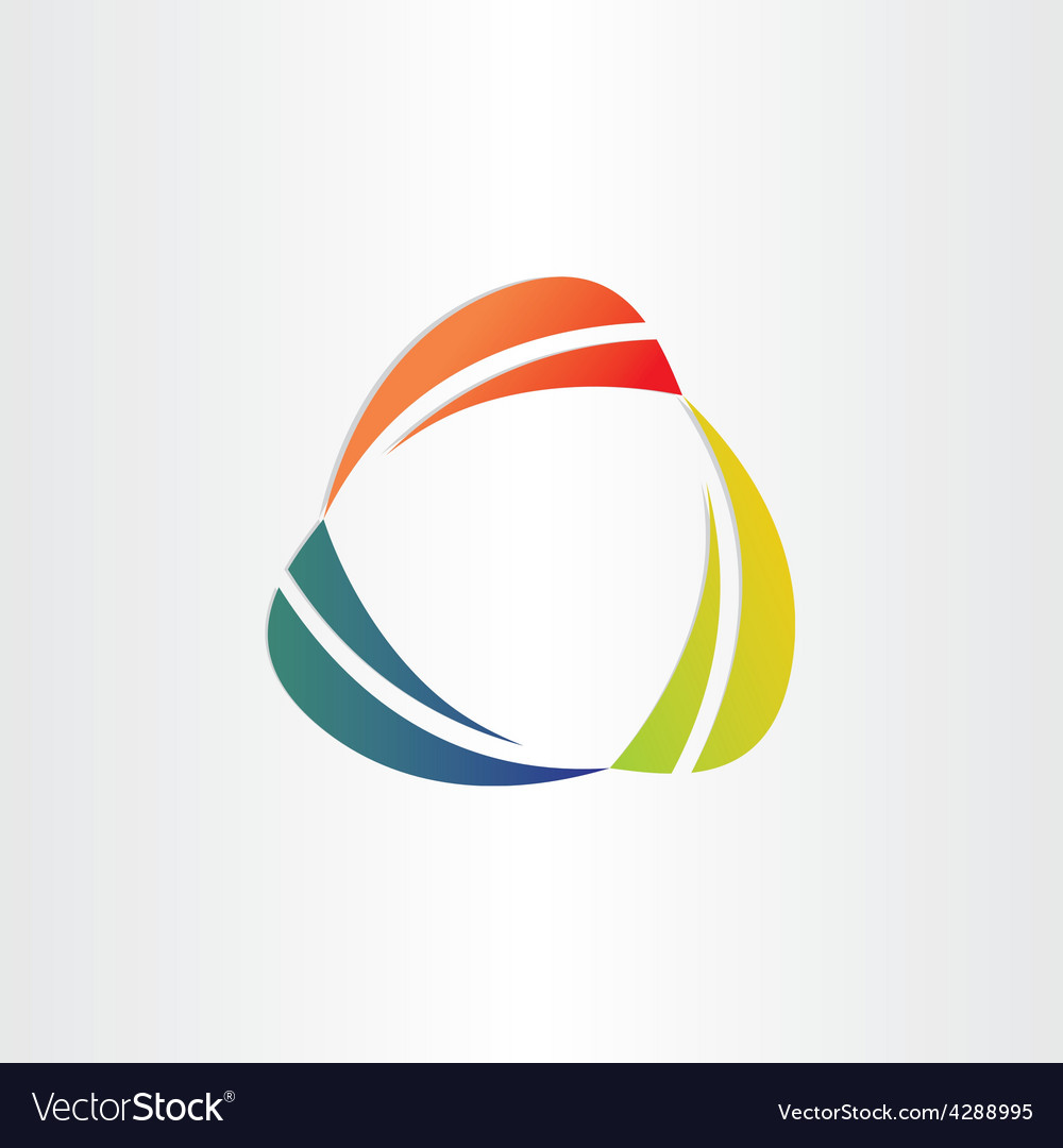 Abstract background icon circle design element