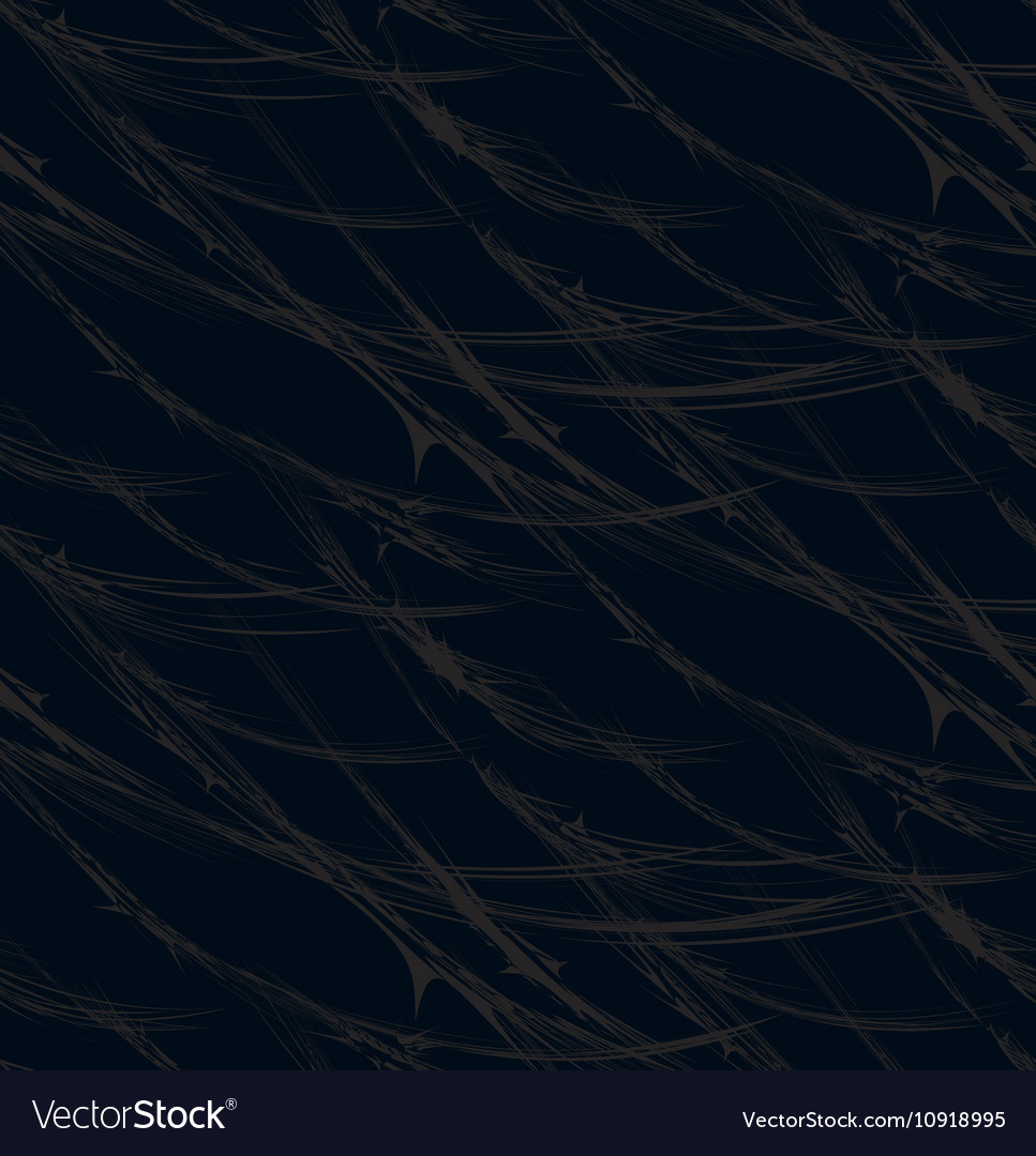 Abstract seamless pattern with thorns