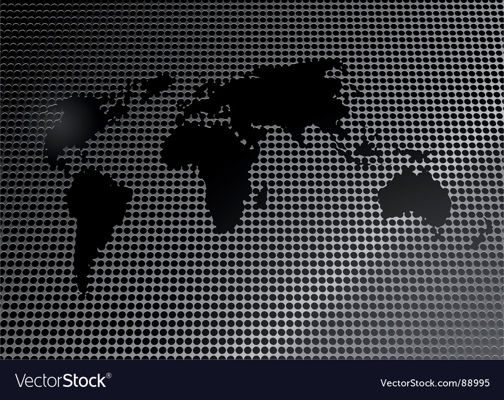 Abstract world map