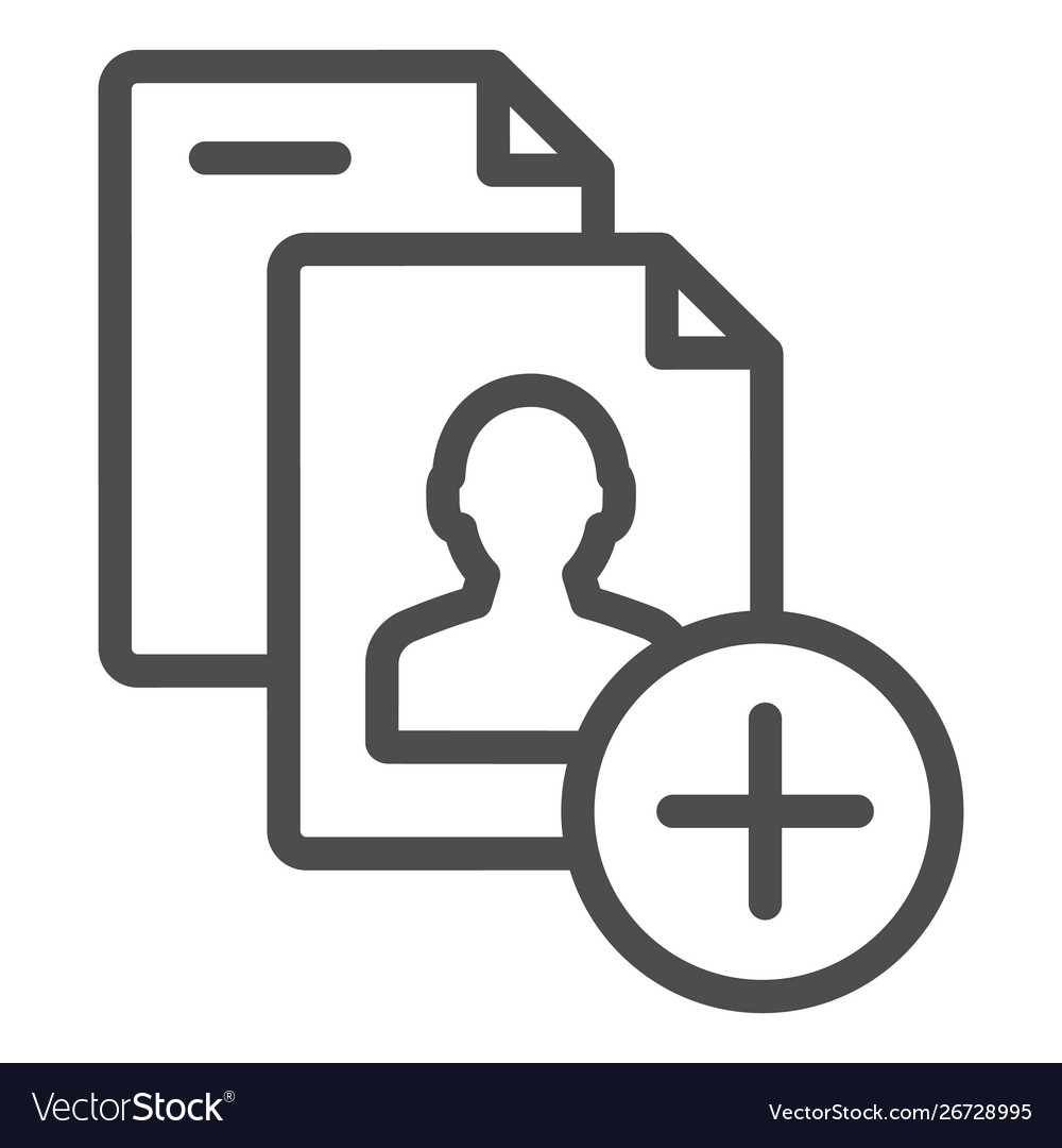 Add file line icon questionnaire list