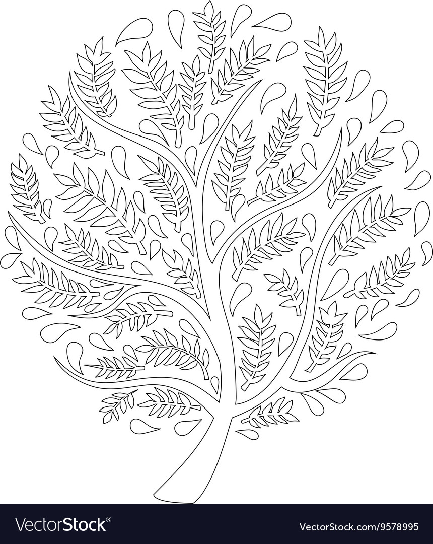 Elegant Tree Silhouette