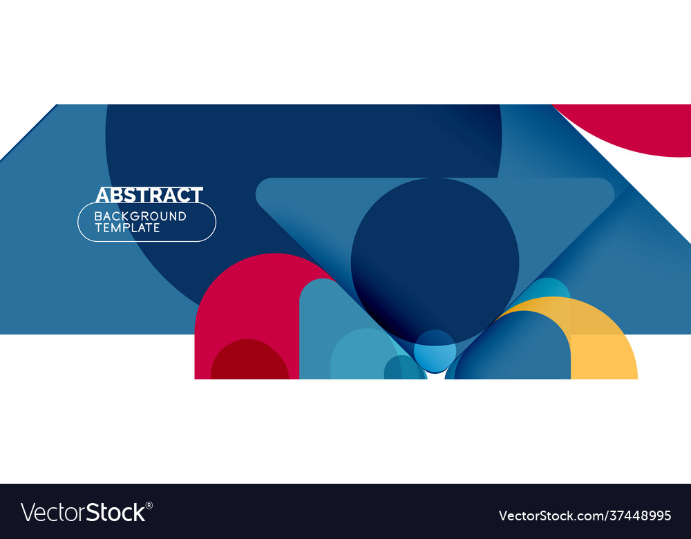 Flat geometric round shapes and dynamic lines