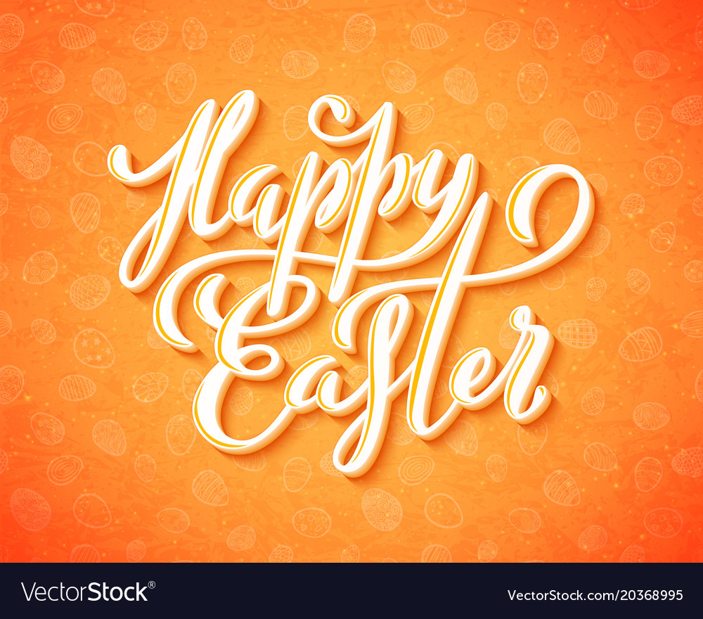 Happy easter poster