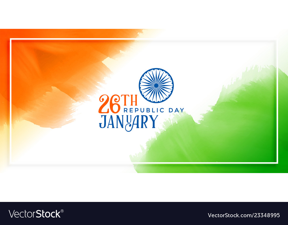 Indian flag concept background for republic day Vector Image