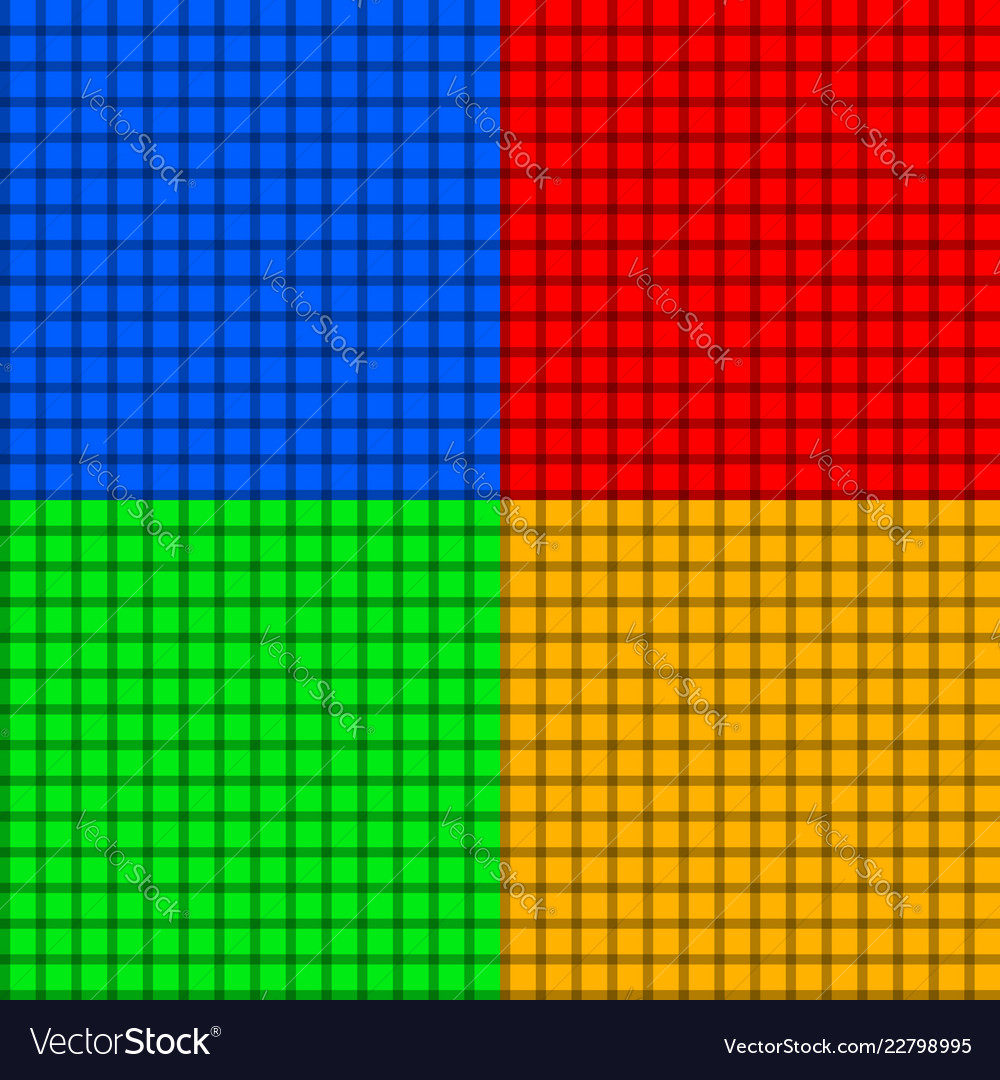 Set of colorful seamlessly repeatable patterns vector image Set of colorful seamlessly repeatable patterns