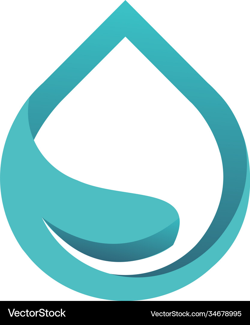 Water Drop Logo Liquid Drop Splash Aqua Clear Tear