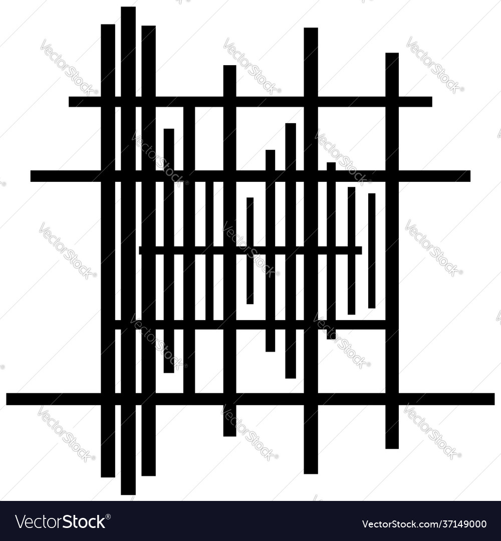 Abstract grid mesh lattice grating geometric Vector Image Abstract grid mesh lattice grating geometric