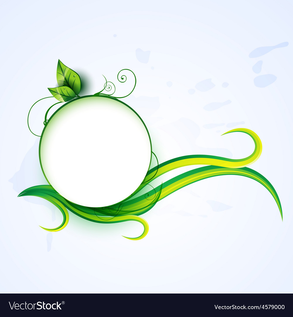 Green Eco Background Royalty Free Vector Image 1565