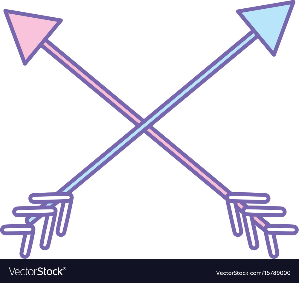 Pointer Arrows in Cross Symbol