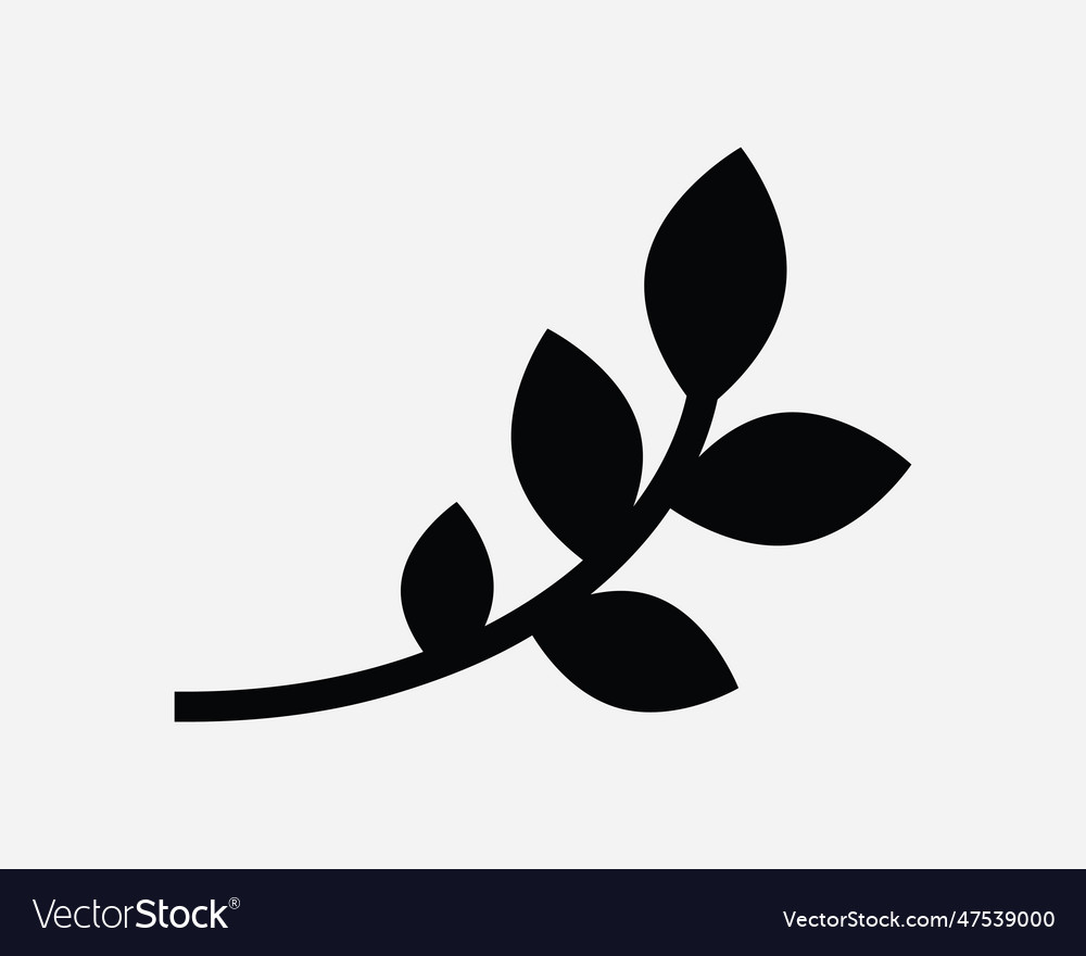 Tree branch icon leaves leaf nature olive plant