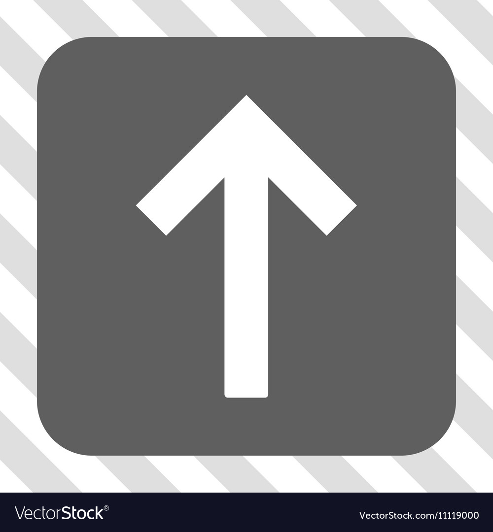 Up arrow rounded square button